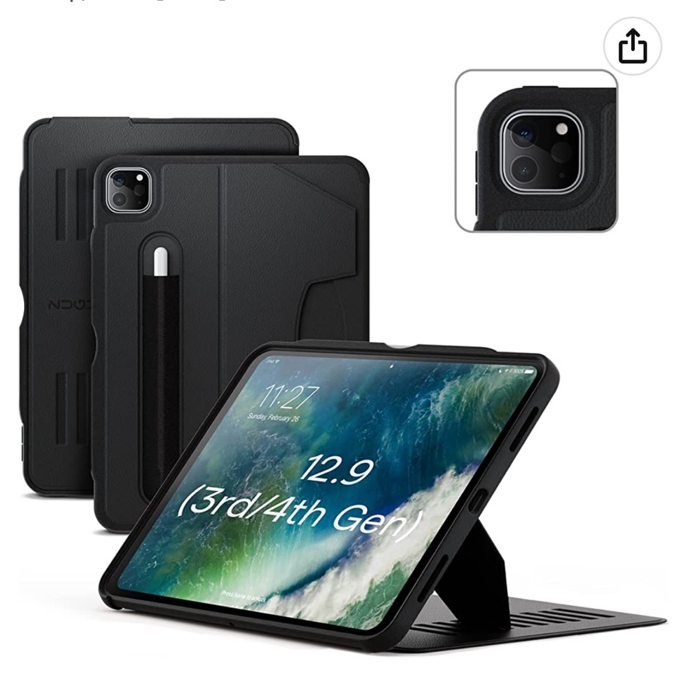 Zugu case for iPad Pro 12.9 inch 3rd and 4th generation